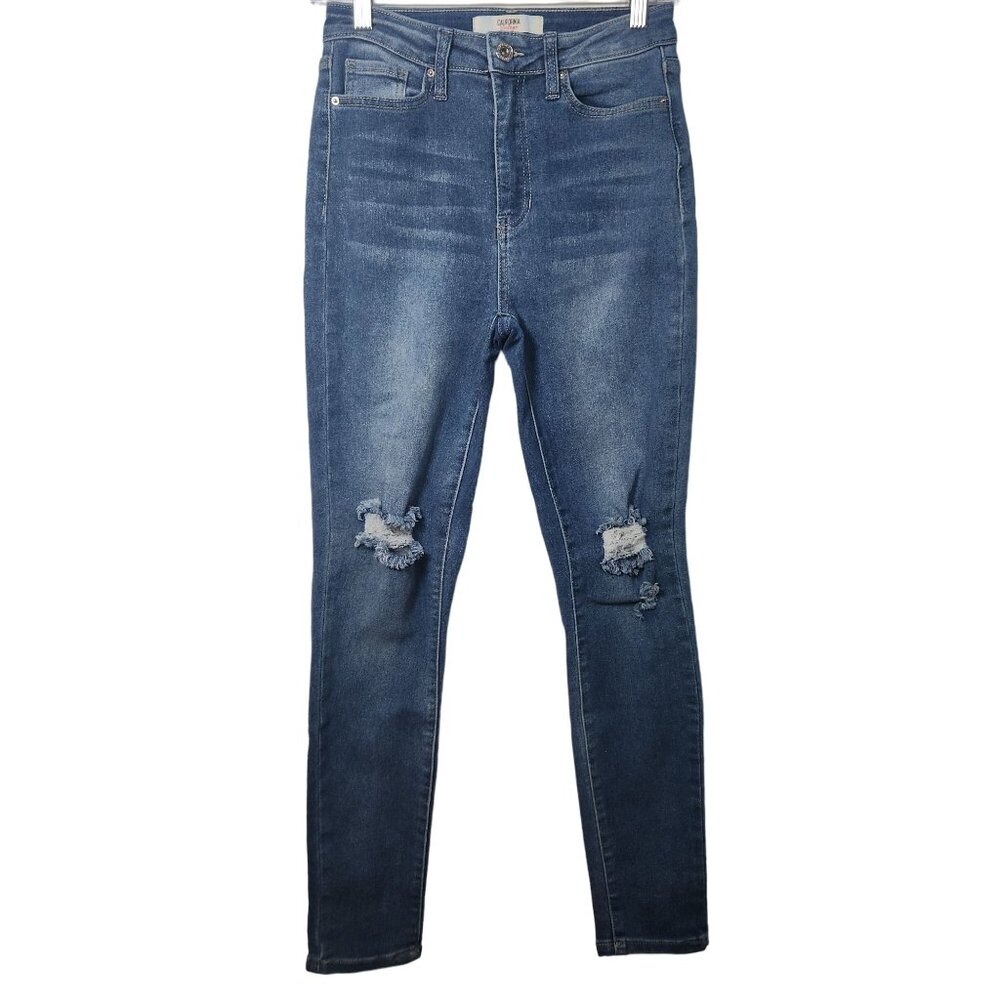California Vintage Distressed Skinny Jeans Sz 5